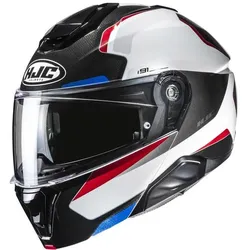 HJC, Motorradhelm, I91 Felio Motorradhelm Schwarz Weiss (M)