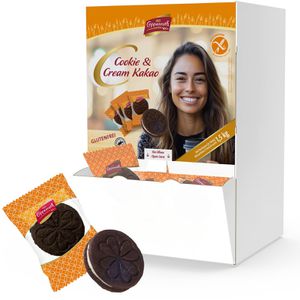 Coppenrath Kekse Cookie Cream Kakao, glutenfrei, im Thekendispenser, je 15g, 100 Stück
