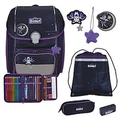 Scout Genius Exklusiv Safety Light Spooky Starlight Schulranzenset
