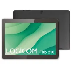 Logicom Tab 210 Android Tablet (nur WLAN, 10.10", 64 GB, Schwarz), Tablet, Schwarz