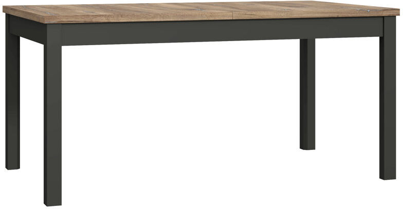 Latitude Run Bissonette Extendable Dining Table Black/Brown