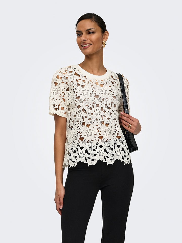JDY Shirt "Vanya" in Creme - L