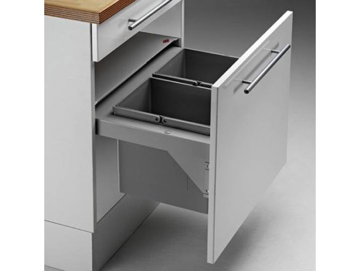 WESCO Einbau Abfallsammler Pullboy Soft 60 SW (2x17 Liter)