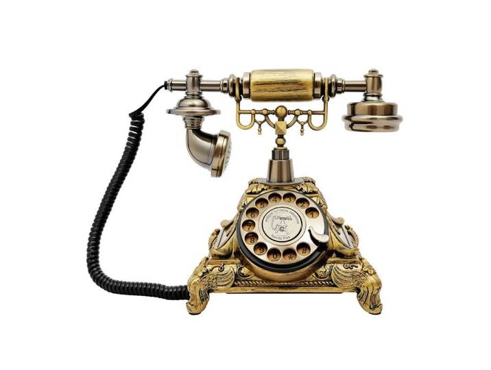 Téléphone vintage à cadran téléphone vintage à cadran rotatif
