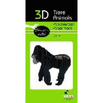 3D Papiermodell. Gorilla