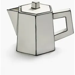 Serax Kaffee-/Teekanne Weiß-Schwarz Carte Blanche