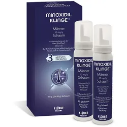 MINOXIDIL Klinge Männer 50 mg/g Schaum 190 g