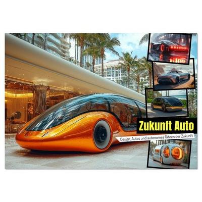 Zukunft Auto - Design, Autos und autonomes Fahren der Zukunft (Wandkalender 2026 DIN A3 quer), CALVENDO Monatskalender