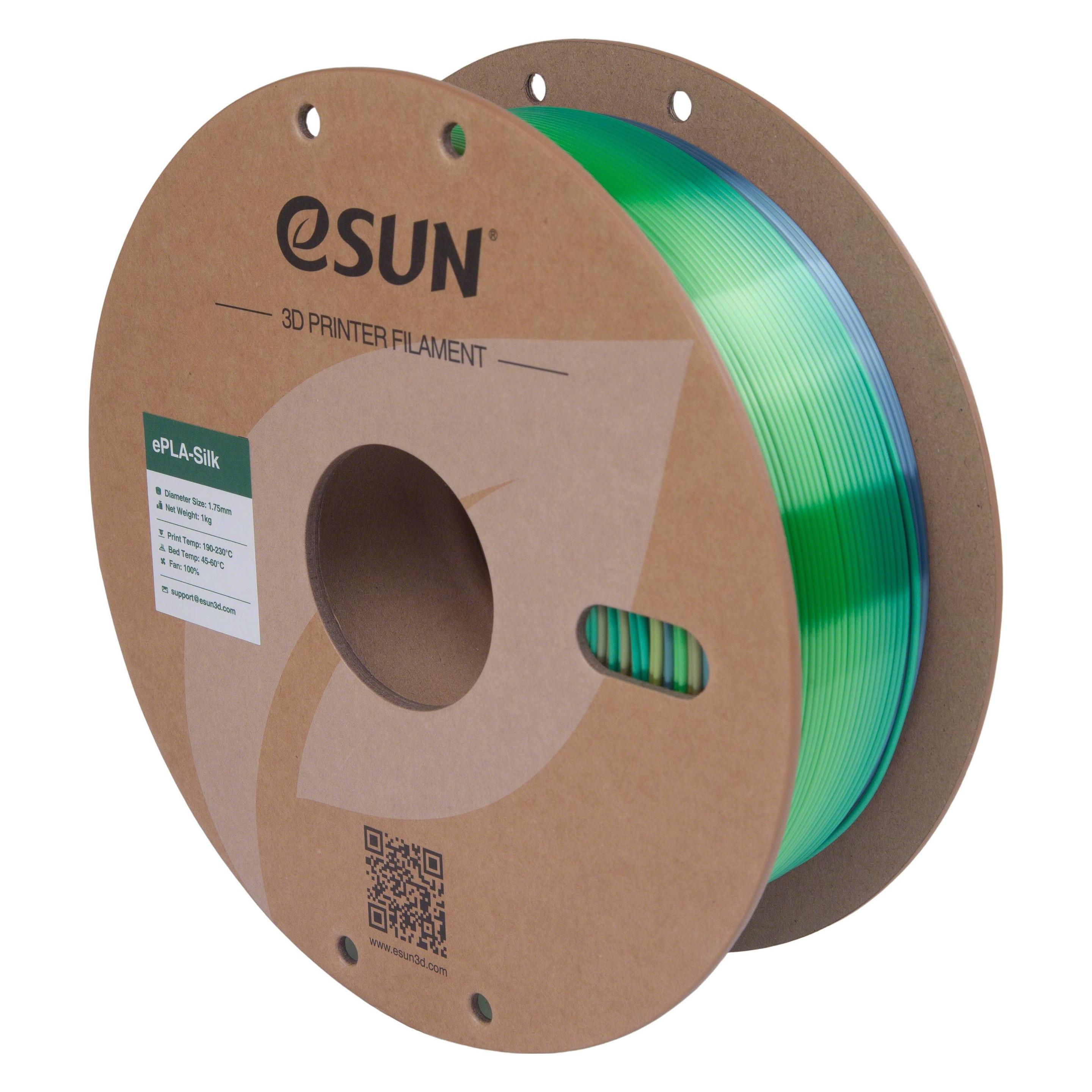 eSUN EPLA-SILK 1,75mm FOREST 1kg (PLA, 1000 g, 1.75 mm) (EPLA-SILK-P175FO1)