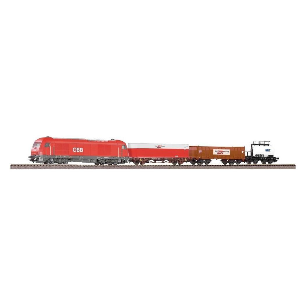 Piko S-Set Güterzug Herkules ÖBB,3 Güterwg. A-Gleis,B V (Spur H0) (PIKO 97948)
