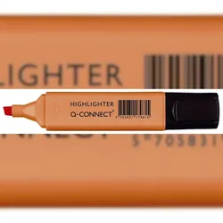 Q-Connect® KF17961 Textmarker - ca. 2 - 5 mm, pastell orange