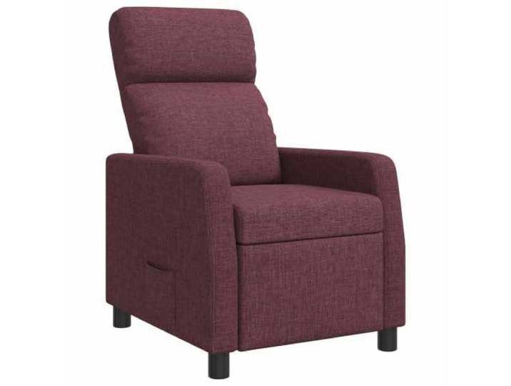 HFXHIJXQ Relaxsessel Verstellbar, Liegesessel Stoff Lila für Wohnzimmer Moderne Ruheoase mit 115°-160° Neigungswinkel. Erstmals entspanntes Sitzen im Arbeitszimmer oder Lesen im Gästezimmer.