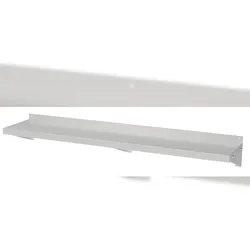 Chefgastro 300 RFS Edelstahl Wandbord 1400 inkl. Konsolen HxBxT 19x140x30cm