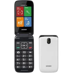 Brondi Strike 4G 2.8" Dual Sim Light (2.80"), Tastenhandy, Grau