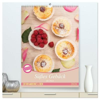 Süßes Gebäck für Dich (hochwertiger Premium Wandkalender 2026 DIN A2 hoch), Kunstdruck in Hochglanz