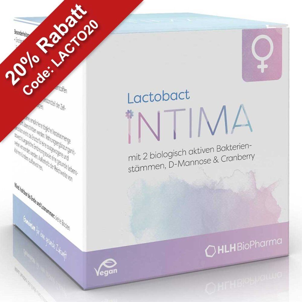 Lactobact INTIMA Cranberry, D-Mannose & Milchsäurebakterien 30stk