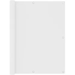 vidaXL Balkonschirm Weiß und Gelb 90x600 cm Oxford-Stoff Modell Shadow Supreme