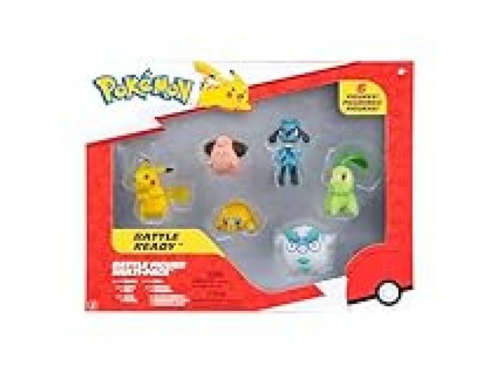 Pokémon Pack de 6 Figurines de Combat