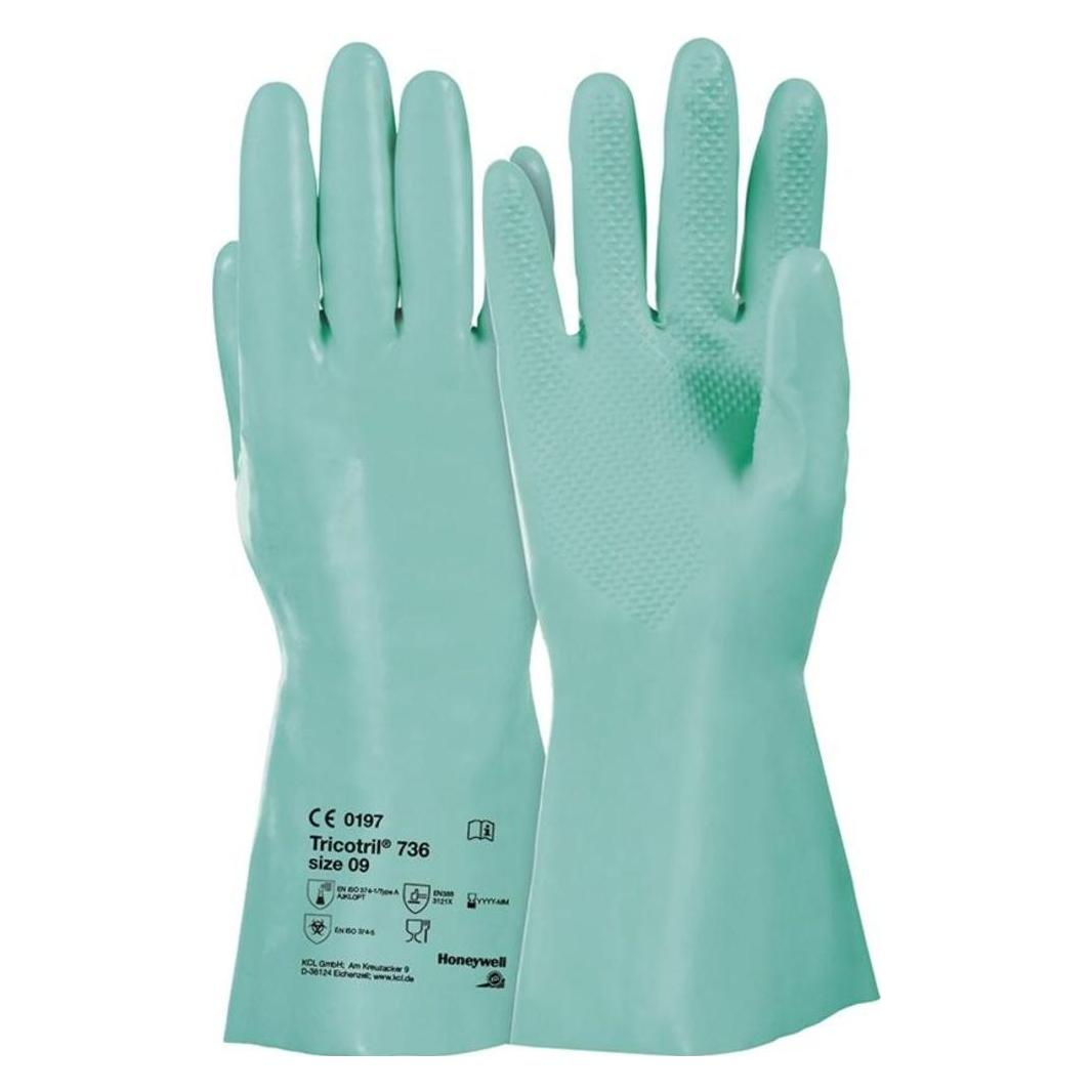 Honeywell Handschuh Tricotril 736, L 300mm,Gr.8,grün (8) (4008198773689)