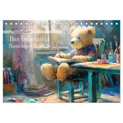 Das geheime Leben flauschiger Freunde (Tischkalender 2027 DIN A5 quer), CALVENDO Monatskalender