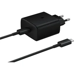 Samsung EP-TA845 USB-C (45 W, 1 Port), USB Ladegerät, Schwarz