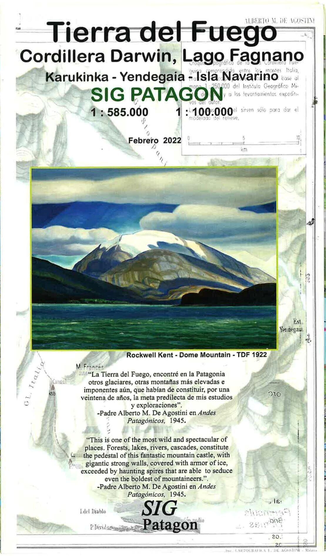 Terre de Feu (édition espagnole)   SIG Patagon