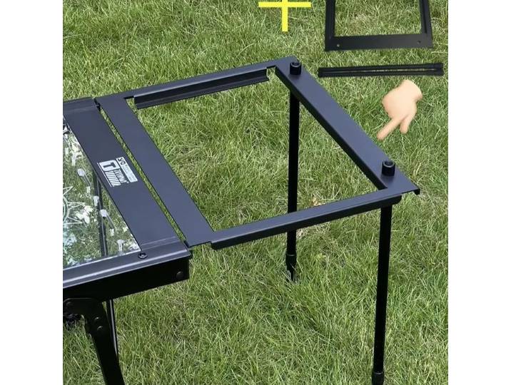 Table IGT cadre latéral pliant pour Tables Tryhomy IGT Table de Camping Igt en alliage d'aluminium accessoires de pique-nique pour barbecue Extensible en plein air