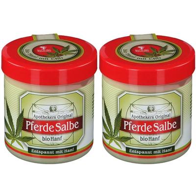 Pferdesalbe Apothekers Original Bio Hanf Dose 2x 2x200 ml Gel
