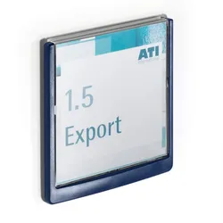 Durable Türschild Click Sign d.bl 149x148,5mm aus Kunststoff