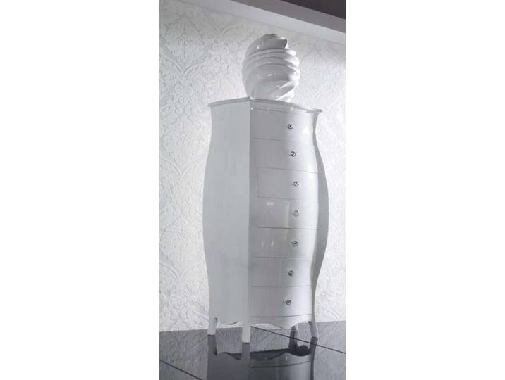 JVmoebel Kommode Weißer Holzschrank mit schlichter Eleganz und einfacher Pflege (1 St), Made in Europa