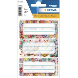 Herma Schuletiketten 76 x 35 mm Malerei 3 Bl 9 Etik.