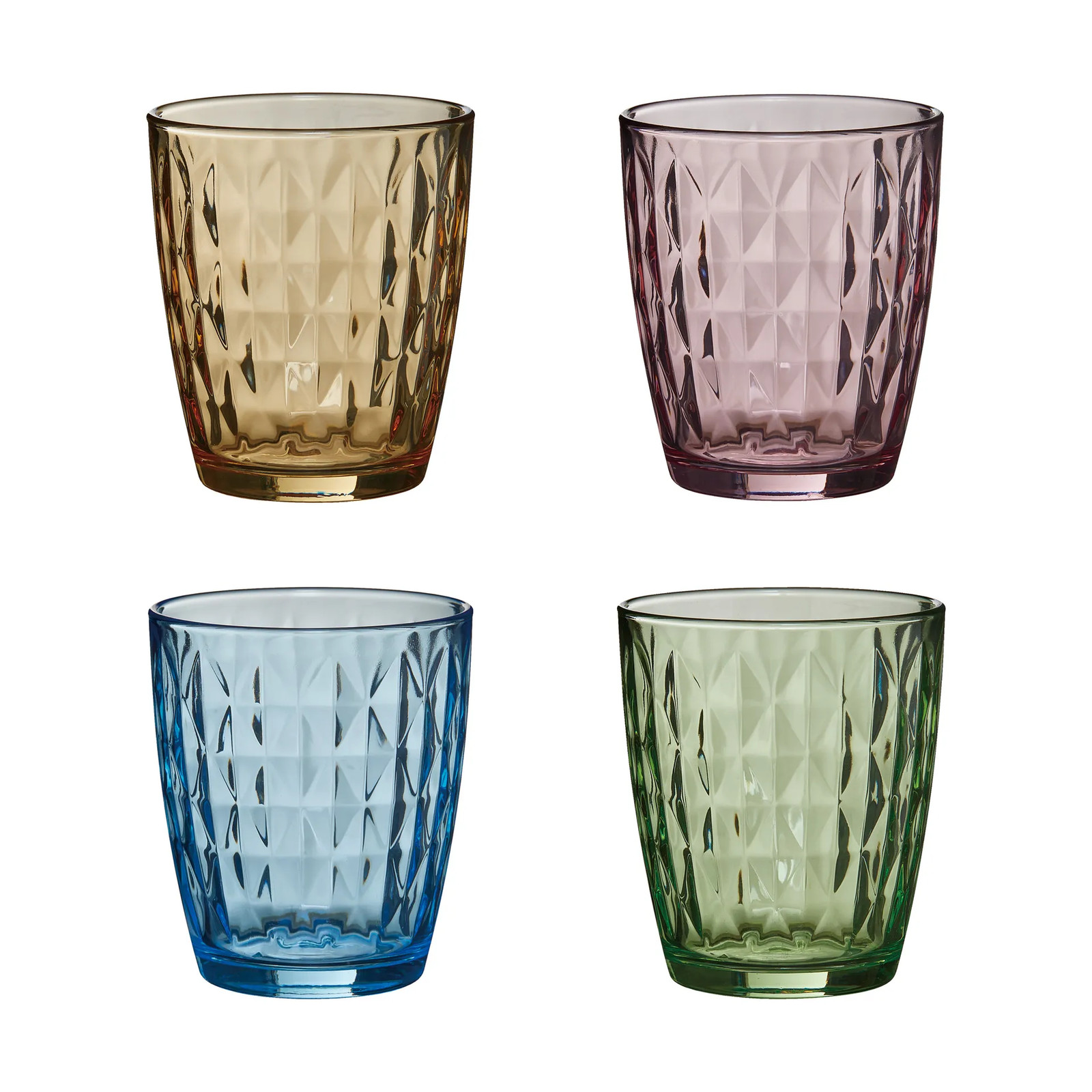 Aida Mosaic drinkglas 34 cl 4-pack Multi