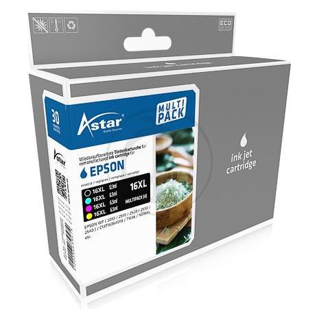 Astar Mit hoher Kapazität - Schwarz, Gelb, Cyan, Magenta (BK, C, M, Y) (AS46016)