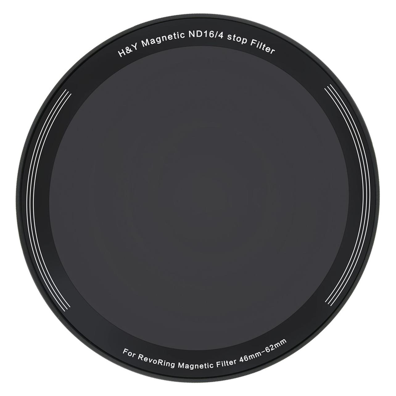 H&Y Magnetfilter ND16 für REVORING 46-62mm (62 mm, ND Filter) (HY-RMN16-62)