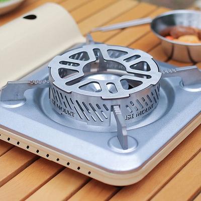 Uplift Essentials Stainless Steel Gas Stove Windshield High Temperature Resistant Windproof Ring For Camping & Picnics s