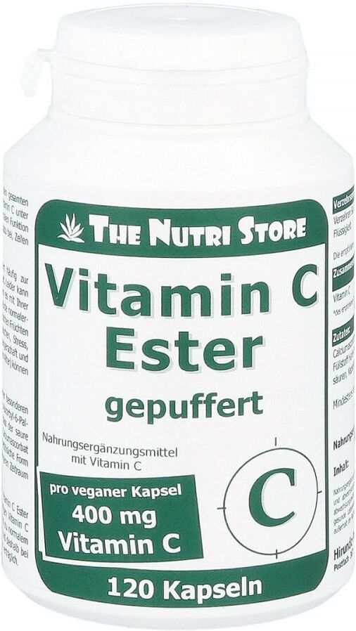 Vitamin C Ester 400 mg gepuffert vegetarische Kapseln 120stk