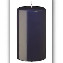 Kopschitz Kerzen Kerzen 4er Adventskerzen, Adventskranz Kerzen Set Dunkelblau, 60 x 50 mm, 4 Stück (1 Set)