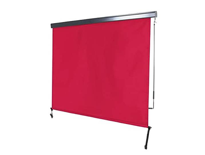 Mendler Vertikalmarkise HWC-F42 UV-Schutz 50-250x180cm, Bordeaux-rot