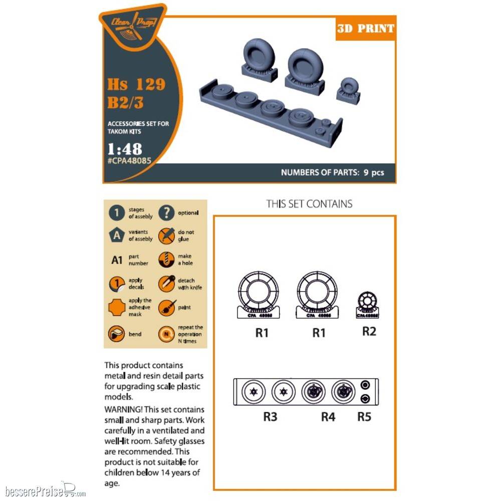 Clear Prop Accessories CPA48085