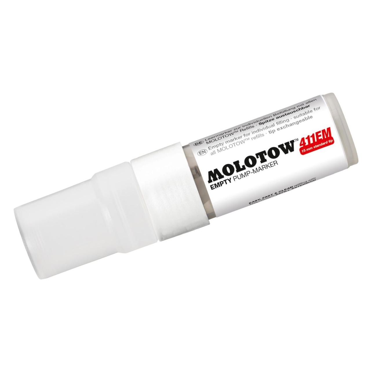 Molotow Filzstift 411EM Leer, 15mm Chisel-Sze (1x) (611000)