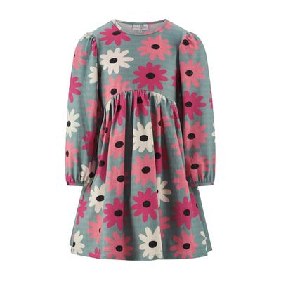 Sommerkleid HAPPY GIRLS "Mädchenkleid", Mädchen, Gr. 128, EURO-Größen, eucalyptus, Stoff, 100% Baumwolle, normal, Kleider Sommerkleid