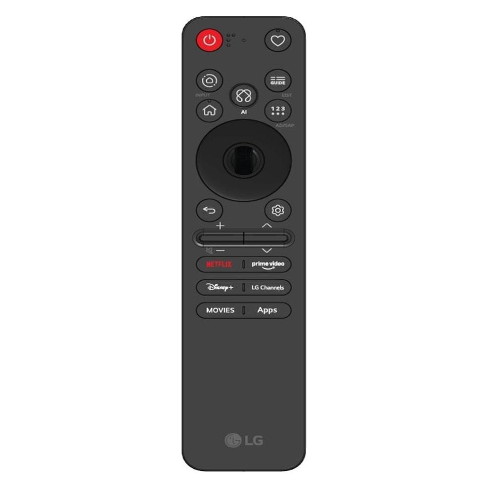 LG Magic Remote 2026 ohne Ziffernblock (Gerätespezifische Fernbedienung, Bluetooth, Infrarot) (MR26GA.AEU)
