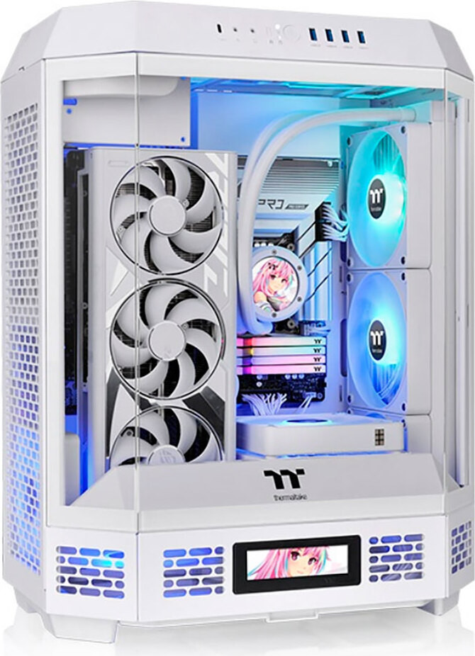 Thermaltake The Tower 600 Midi Tower Snow White CA-1Z1-00M6WN-00