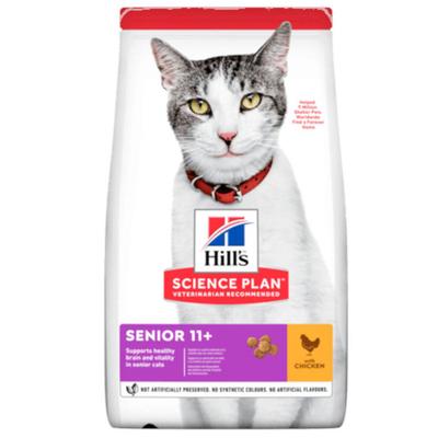 Hill's Sciene Plan Feline Senior 11+ met Kip 3 kg Pellets