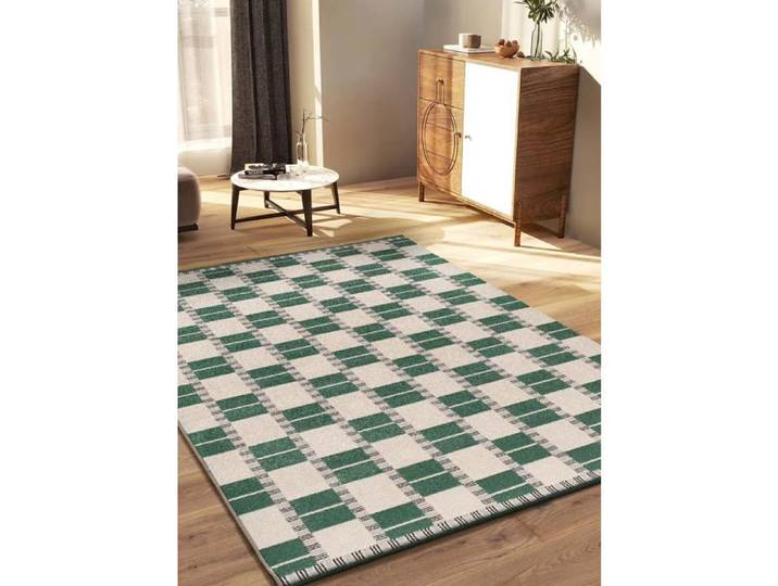 Tapis ATTICGO géométrique 200 x 290 cm ASTRA 13016 vert / beige