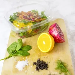 Vegware kompostierbare Deli-Klappdeckelbehälter 68cl