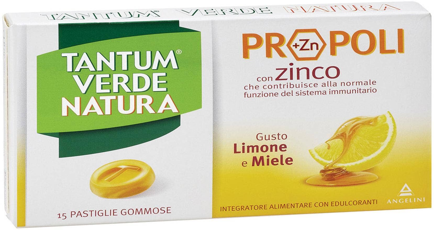 TANTUM Verde Natura Propoli Con Zinco 15 Compresse Masticabili 