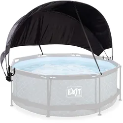 Exit Pool Sonnensegel Ø 244 cm schwarz