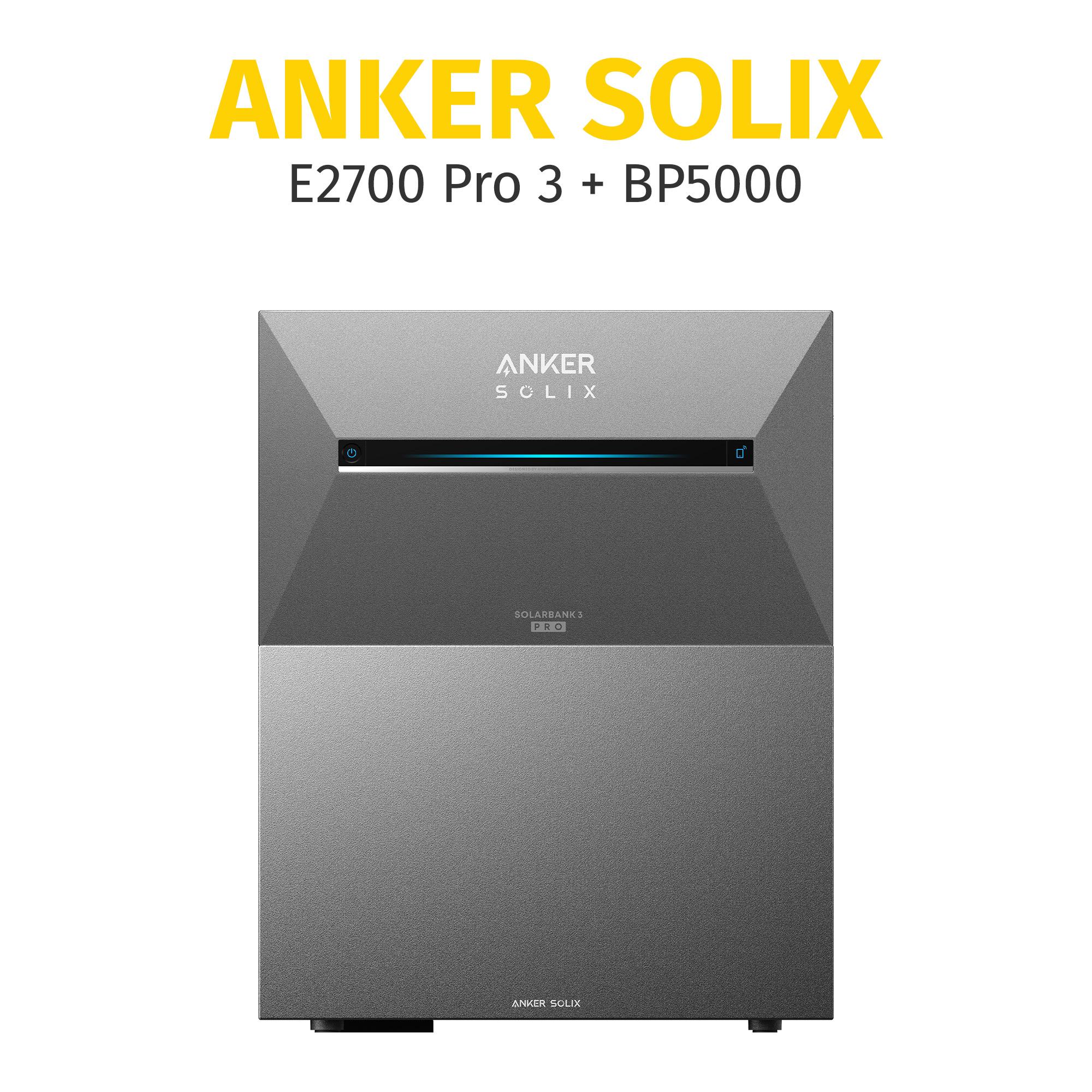 Anker SOLIX Solarbank 3 E2700 Pro mit BP5000-Erweiterung