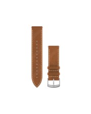 Garmin Quick Release Band Uhrarmband 125 190 mm Hellbraun silberne Metallteile für Approach S40 Forerunner 245 645 645M Venu vívoactive 3 vívomove 3 HR Luxe Style (010-12691-0A)